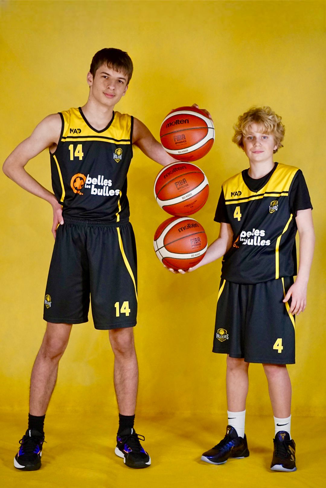 Jeunes joueurs du COS Villers Basket